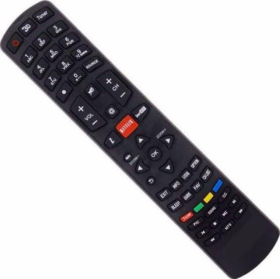 Imagem de Controle remoto compativel para tv philco smart com teclas de atalho - n-7487