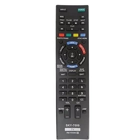 Imagem de Controle Remoto Compatível Para Tv Sony 32 Kdl-32Ex725