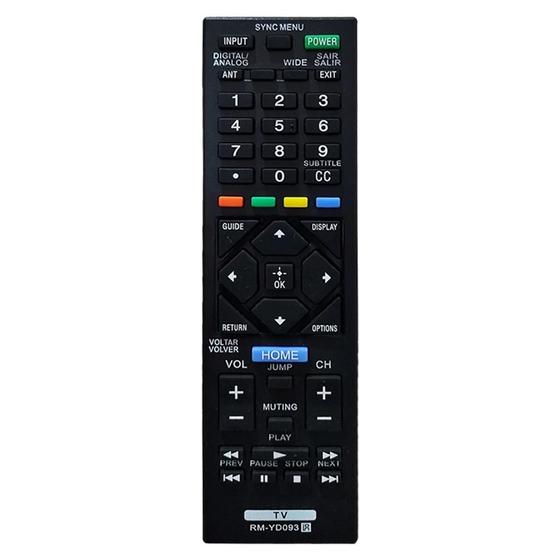 Imagem de Controle Remoto Compatível Para Tv Sony Bravia Kdl-40r485a