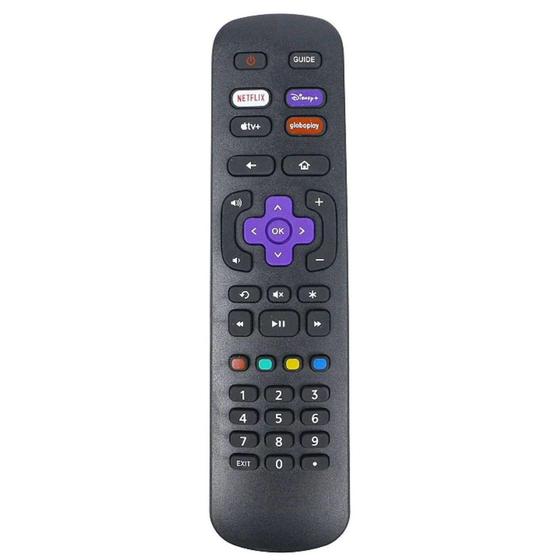 Imagem de Controle Remoto Compatível Smart TV Philco Roku TV - Lelong