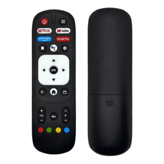 Imagem de Controle Remoto Compativel Smart Tv Vizzion  Br58 Br32 Navegação Personalizada