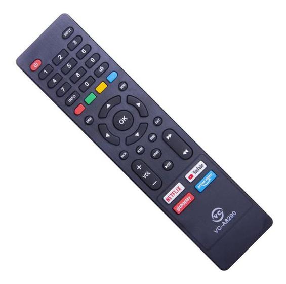 Imagem de Controle Remoto Compatível Tv Multilaser Sky-9147 Vc-a8290