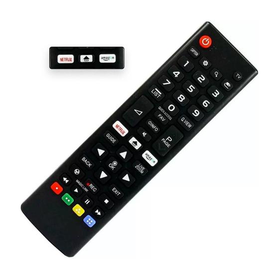 Imagem de Controle Remoto Compatível Universal Tv Smart Sansung com 2 Pilhas