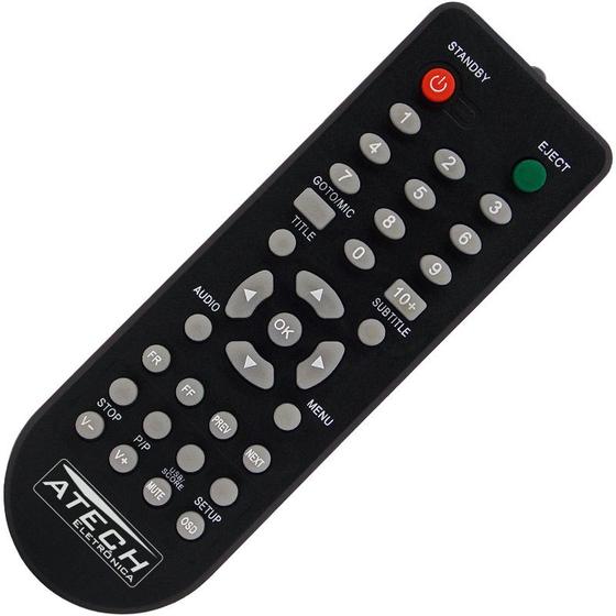 Imagem de Controle Remoto Dvd Britania Matrix 3 / Fama 6P