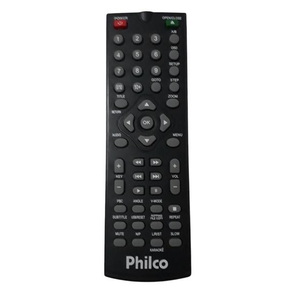 Imagem de Controle Remoto Dvd Philco Karaokê Ph154 Ph156 Ph192 Ph150