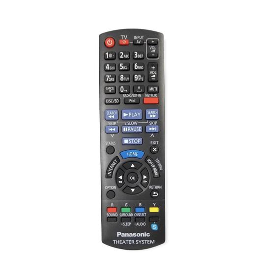 AULCMEET Telecomando, N2QAYC000115 Nuova ine del telecomando per fit for Panasonic Home Theater Sound Bar System SC-HTB688 SC-HTB498 SC-HTB488 SC-HTB488GN SC-HTB498 SC-HTB498GN SC-HTB688