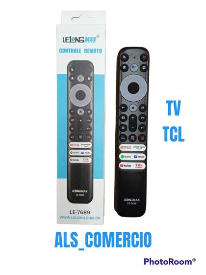 Imagem de Controle Remoto Le -7689 Compatível TV Smart TCL - LELONG