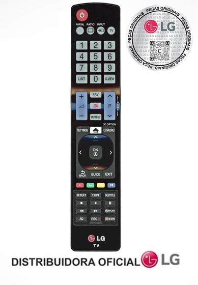 Controle Remoto LG 3D Smart AKB74115502 47ln5700 Original Menor preço em Controle Remoto LG 3D Smart AKB74115502 47ln5700 Original