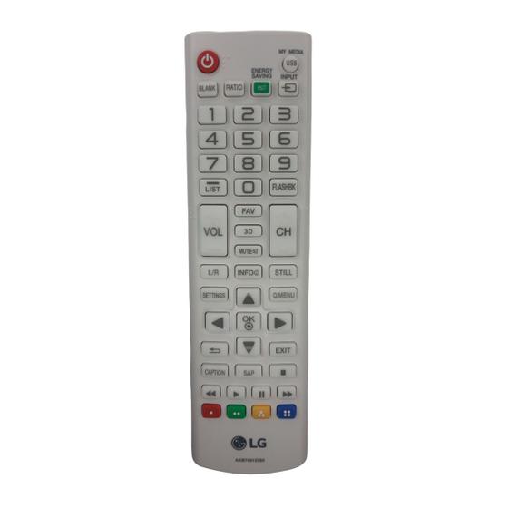 Imagem de Controle Remoto LG Smart 3d Akb74915393 - Original C/ N. F