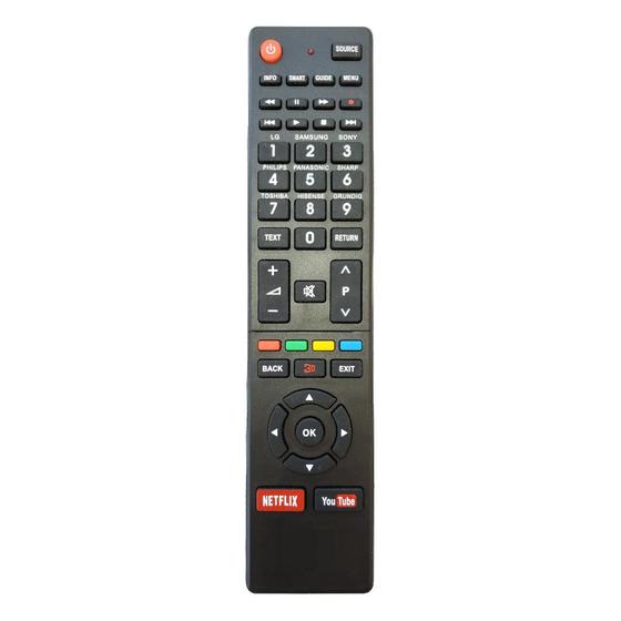 Imagem de Controle Remoto Mxt 01369 Tv Universal Smart Netflix