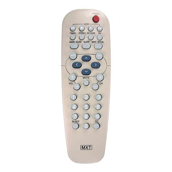 Imagem de Controle Remoto MXT 0880 Philips RC 193350 para Linha PT
