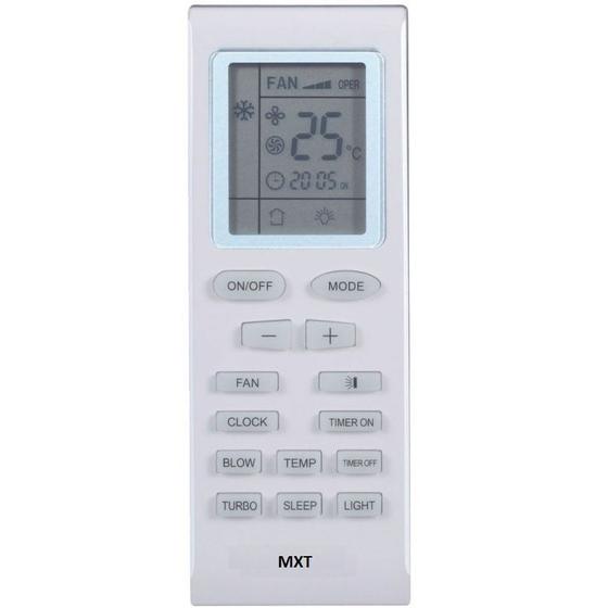 CONTROLE REMOTO MXT PARA AR CONDICIONADO SPLIT GREE OU TRANE Yb1f2 Yb1fa Yb1f Menor preço em CONTROLE REMOTO MXT PARA AR CONDICIONADO SPLIT GREE OU TRANE Yb1f2 Yb1fa Yb1f
