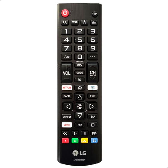 Controle remoto original LG 55UJ6545 Menor preço em Controle remoto original LG 55UJ6545