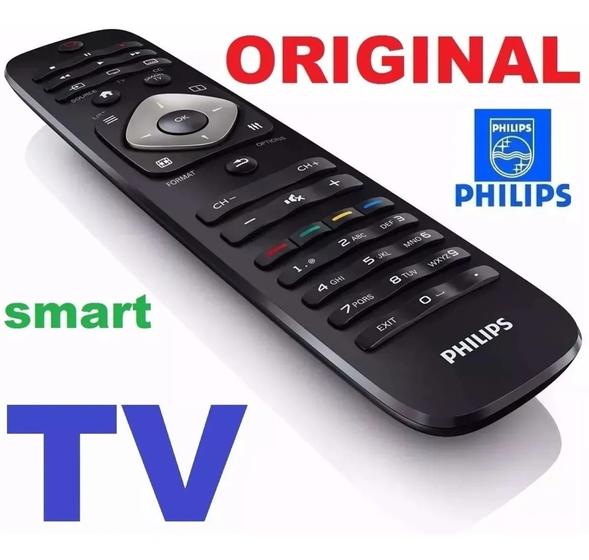 Imagem de Controle Remoto Original Psm Serve Todas Smart Tv Philips Serie 4000 5000 6000 6700 6800 7000 8000