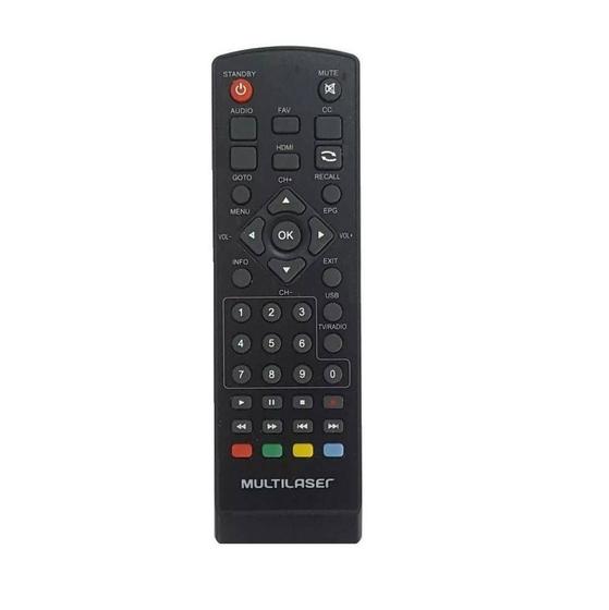 Imagem de Controle Remoto Para Conversor Tv Digital Multilaser Re207