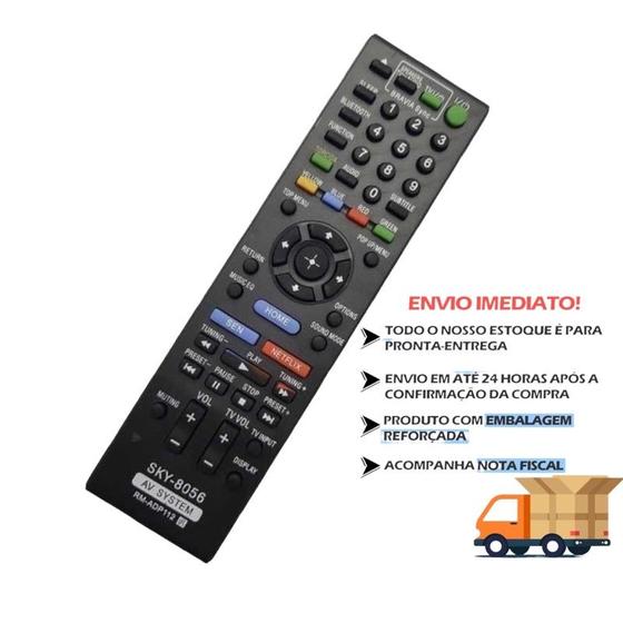 Imagem de Controle Remoto Para Dvd Home Theater Blu-ray Sony Rm-adp112, Bdv-e290S