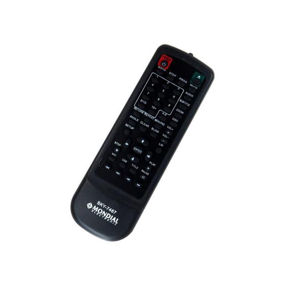 Imagem de Controle Remoto Para Dvd Mondial D-07 D 07 - Sky