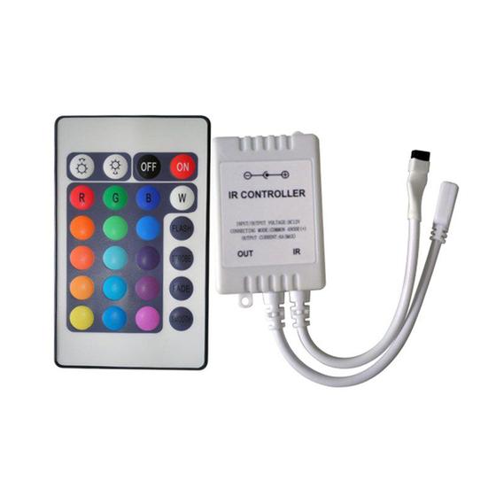 Imagem de Controle Remoto para Fita LED RGB com Controlador Eletrorastro