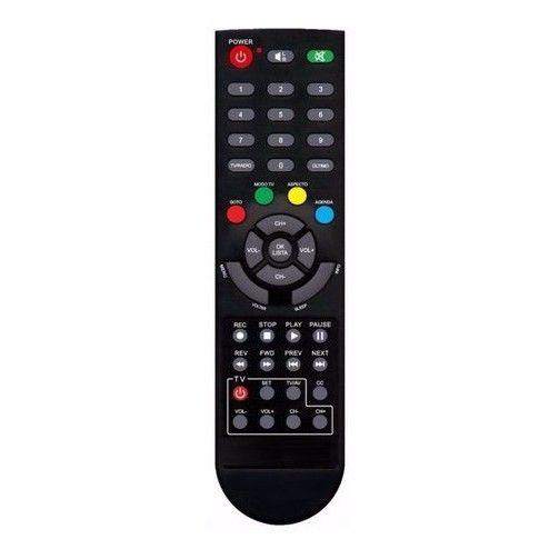 Imagem de Controle Remoto para Receptor Century Midiabox  Shd7050 Shd7100 B1 B2