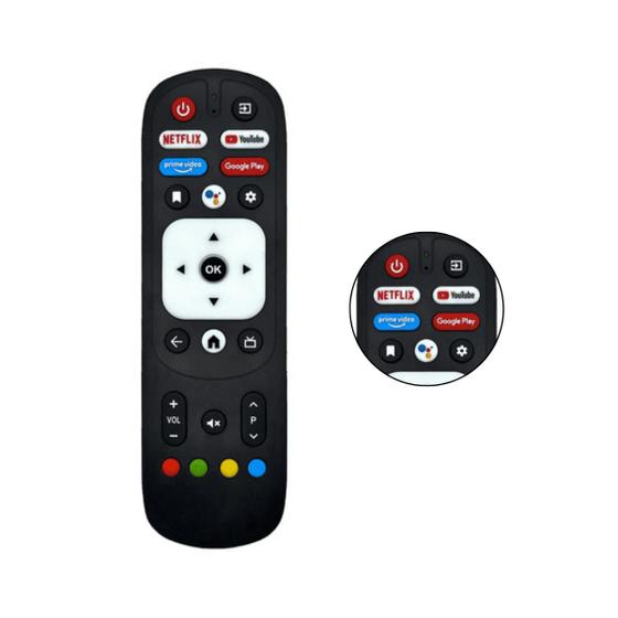 Imagem de Controle Remoto Para Smart Tv Vizzion Android BR32D BR58GUA