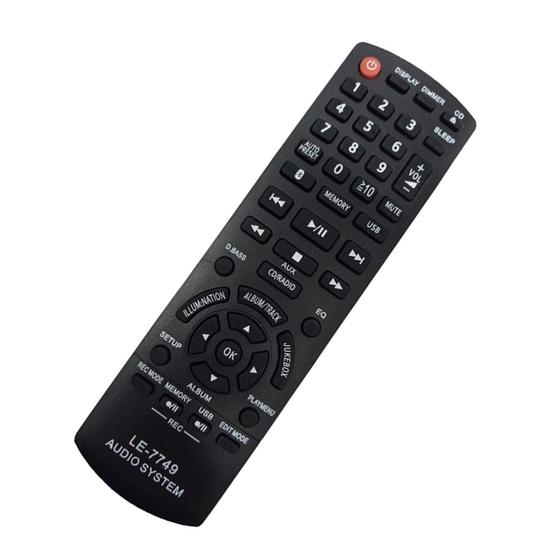 Imagem de Controle Remoto Para Som Panasonic Sa- Akx34Ph-K Sa-Akx34Pn