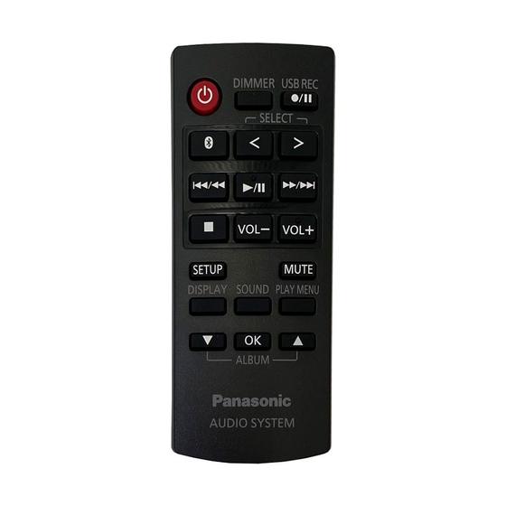 Imagem de Controle Remoto para Som Panasonic SC-AKX320LBK/ SC-AKX520LBK/ SC-AKX730LBK/ SC-TMAX10LBK