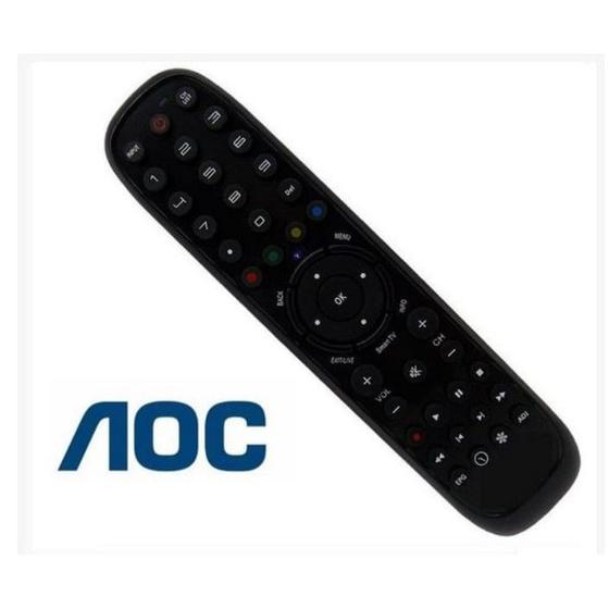 Imagem de Controle Remoto Para Televisão Tv Aoc Led Smart Le-7066 / Sky-7056 / Fn-7066