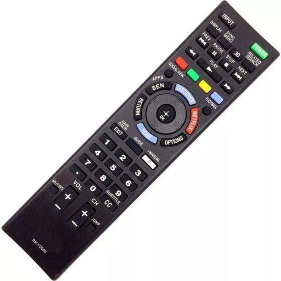 Imagem de Controle Remoto Para TV LCD Sony Bravia Tecla Netflix RM-YD 101