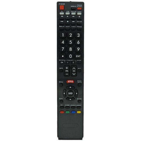 Imagem de Controle Remoto Para Tv Led Sharp Aquas Netflix