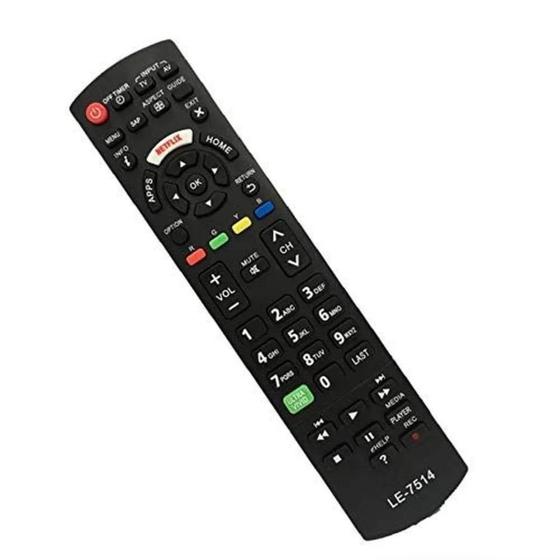 Imagem de Controle Remoto Para TV Panasonic Viera Netflix Tnq2b4906