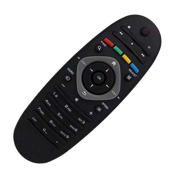 Imagem de Controle Remoto para Tv Philips 40PFL3606D/78 40 Compatível - MB Tech