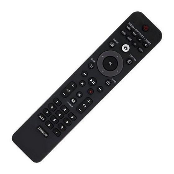 Imagem de Controle Remoto Para Tv Philips Lcd/led 32pfl3805d