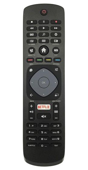Controle Remoto para TV Philips Smart 4K LCD LED Função Netflix - MXT - Philips Menor preço em Controle Remoto para TV Philips Smart 4K LCD LED Função Netflix - MXT - Philips