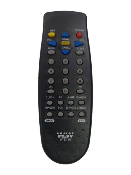 Imagem de Controle remoto para tv philips w-s110 compatível