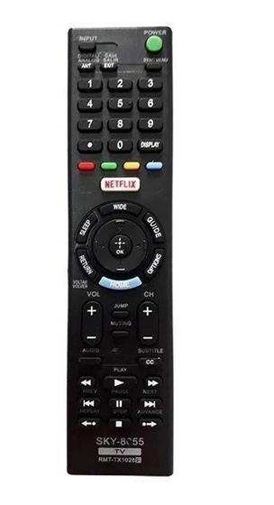 Imagem de Controle Remoto Para Tv Sony Netflix  RMT-TX102B TODA LINHA SONY BRAVIA