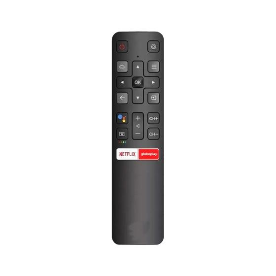 Imagem de Controle remoto para tv tcl com botão netflix e globoplay