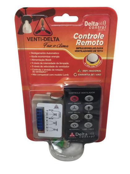 Imagem de Controle Remoto para Ventiladores de teto Delta Control