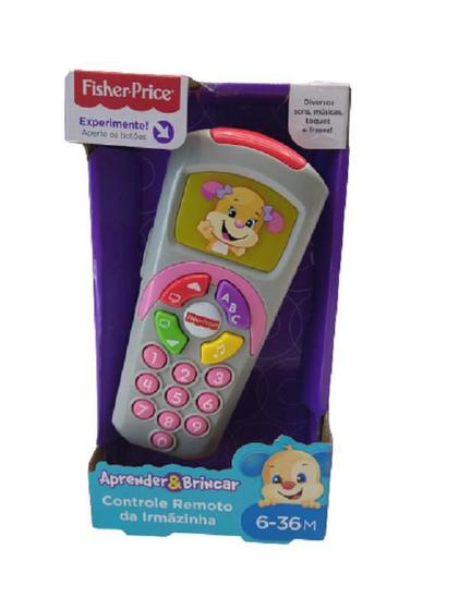 Imagem de Controle Remoto Rosa Com Som Aprender E Brincar Fisher-Price