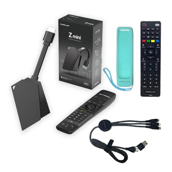 Imagem de Controle Remoto Smart Learning 6 em 1 para Formuler Z Mini Plus O2F9 - Com Carregador