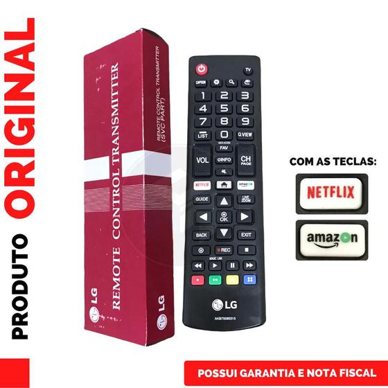 Imagem de Controle Remoto Smart LG Com Tecla Netflix Amazon Tv 2017