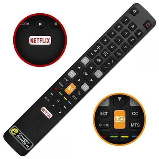 Controle Remoto Toshiba Smart Netflix Sky 9030 Menor preço em Controle Remoto Toshiba Smart Netflix Sky 9030