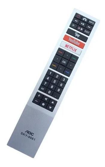 Imagem de Controle Remoto Tv Aoc Led Smart Netflix Compatível