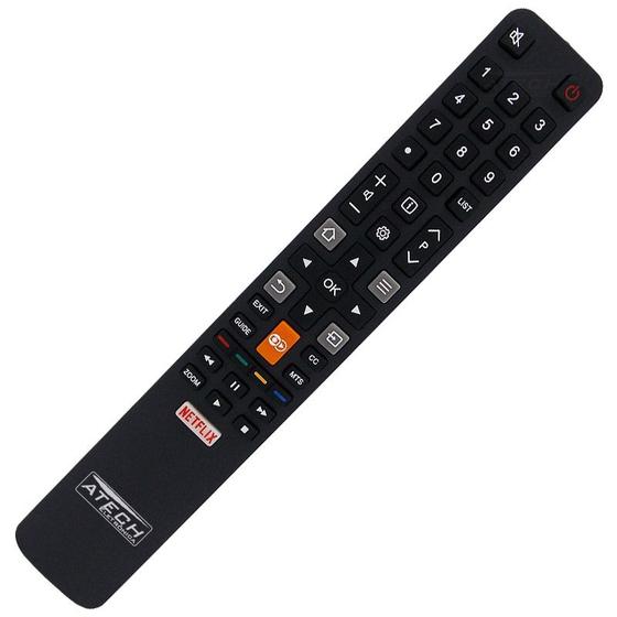 Imagem de Controle Remoto Tv Led Tcl 49P2Us Com Netflix E Globoplay