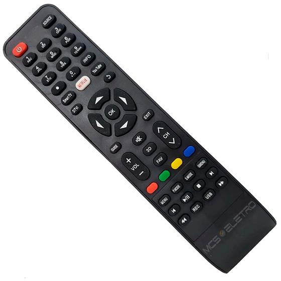 Imagem de Controle Remoto Tv Philco Smart /Tecla Netflix/Youtube/Dti