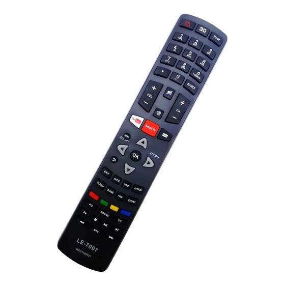 Imagem de Controle Remoto Tv Philco Smart Youtube Rc3100r01 Cr-le 7007