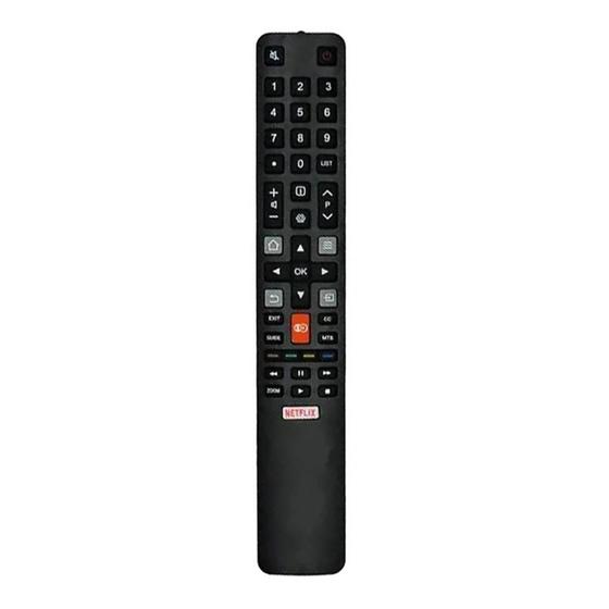 Imagem de Controle Remoto Tv Tcl 4k Smart Netflix Globoplay Max7811 - Maxmidia