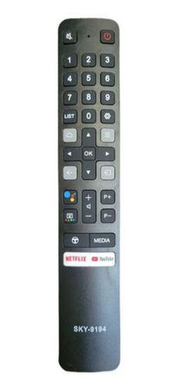 Imagem de Controle Remoto Tv Tcl Smart Android Netflix Globoplay Rc802 - Sky