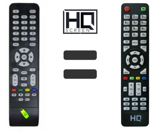 Imagem de Controle Remoto universal compativel com tv Hq smartv Hqtv39hd
