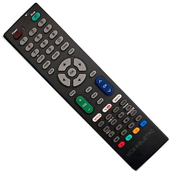 Imagem de Controle Remoto Universal Todas Smart Tv Led NetFlix Youtube