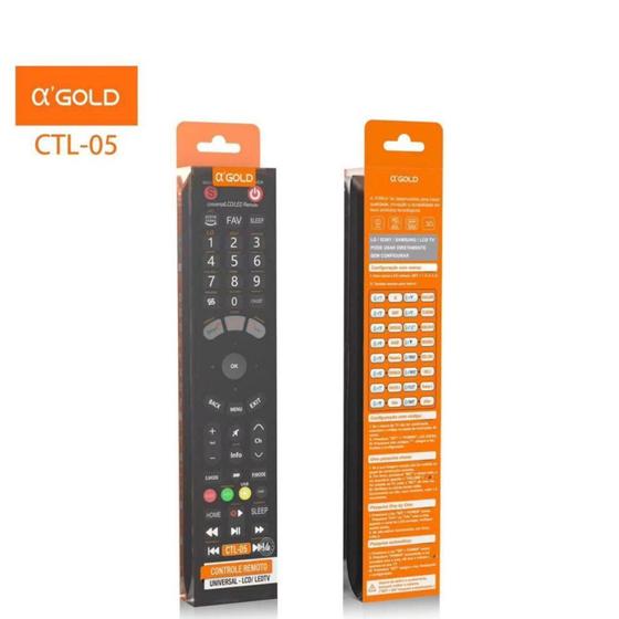 Imagem de Controle Remoto Universal Todas Smart Tv - ok gold